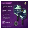 image:imageJOOLA Pickleball Paddle Journey and Seneca  Select Fiberglass or Carbon Fiber Surface  Lightweight Paddles  Control amp Power Rackets for Beginners to Intermediates  USAP Approved  Multiple StylesSeneca  Carbon Surface 14mm