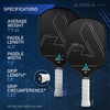 image:imageJOOLA Pickleball Paddles  Textured Carbon Grip Surface for Spin Control amp Power  Select Hyperion Vision or Radius Shapes  Lightweight Durable Rackets  Polypropylene Core  USAP ApprovedHyperion  Carbon Grip Surface
