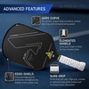 image:imageJOOLA Pickleball Paddles  Textured Carbon Grip Surface for Spin Control amp Power  Select Hyperion Vision or Radius Shapes  Lightweight Durable Rackets  Polypropylene Core  USAP ApprovedHyperion  Carbon Grip Surface