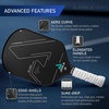 image:imageJOOLA Pickleball Paddles  Textured Carbon Grip Surface for Spin Control amp Power  Select Hyperion Vision or Radius Shapes  Lightweight Durable Rackets  Polypropylene Core  USAP ApprovedHyperion  Carbon Grip Surface