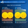 image:imageJOOLA Pickleball Paddles Set of 2  Multiple Colors  Reinforced Fiberglass Surface  Lightweight Durable BeginnerFriendly Racket Design  Set Includes Balls amp Bag  USAP ApprovedSet  Blue