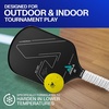 image:imageJOOLA Primo Pickleball Balls  Tournament Indoor and Outdoor Pickleball Balls  USAPA Approved  Ideally Weighted and Precision Crafted 40 Hole Design Official Size4 Pack
