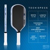 image:imageJOOLA Pro IV Pickleball Paddles  Raw Carbon Fiber Surface  Perseus Hyperion Scorpeus amp Magnus Shapes  14mm16mm  Tech Flex Power  Propulsion Core  Wide or Elongated  UPAA and USAP ApprovedHyperion Simone