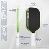 image:imageJOOLA Pro V Pickleball Paddle  14mm16mm  Raw Carbon Fiber Textured Surface  Enhanced Frame amp Propulsion Core USAPA amp UPAA Certified NFC Chip Enabled Premium Control amp Lightweight Performance14mm  Standard Grip