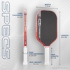 image:imageJOOLA Pro V Pickleball Paddle  14mm16mm  Raw Carbon Fiber Textured Surface  Enhanced Frame amp Propulsion Core USAPA amp UPAA Certified NFC Chip Enabled Premium Control amp Lightweight Performance14mm  Standard Grip