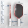 image:imageJOOLA Pro V Pickleball Paddle  14mm16mm  Raw Carbon Fiber Textured Surface  Enhanced Frame amp Propulsion Core USAPA amp UPAA Certified NFC Chip Enabled Premium Control amp Lightweight Performance16mm  Standard Grip