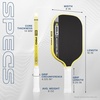 image:imageJOOLA Pro V Pickleball Paddle  14mm16mm  Raw Carbon Fiber Textured Surface  Enhanced Frame amp Propulsion Core USAPA amp UPAA Certified NFC Chip Enabled Premium Control amp Lightweight Performance14mm  Standard Grip
