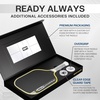 image:imageJOOLA Pro V Pickleball Paddle  14mm16mm  Raw Carbon Fiber Textured Surface  Enhanced Frame amp Propulsion Core USAPA amp UPAA Certified NFC Chip Enabled Premium Control amp Lightweight Performance14mm  Standard Grip