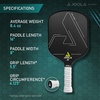 image:imageJOOLA Professional Pickleball Paddles  Raw Carbon Fiber Surface  Built for Spin Speed amp Control  Hyperion Solaire Perseus amp Scorpeus  Swift amp Standard Models  USAP Approved  TournamentLevelSolaire  14mm