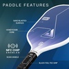 image:imageJOOLA Seneca Onset Pickleball Paddles Set of 2  Includes 2 Pickleball Paddles 4 Balls amp Sling Bag  Lightweight USAPA Approved Sand Blasted Surface Paddle for Increased Spin NFC Chip Enabled