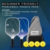 image:imageJOOLA Seneca Onset Pickleball Paddles Set of 2  Includes 2 Pickleball Paddles 4 Balls amp Sling Bag  Lightweight USAPA Approved Sand Blasted Surface Paddle for Increased Spin NFC Chip Enabled