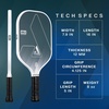 image:imageJOOLA Seneca Onset Pickleball Paddles Set of 2  Includes 2 Pickleball Paddles 4 Balls amp Sling Bag  Lightweight USAPA Approved Sand Blasted Surface Paddle for Increased Spin NFC Chip Enabled