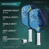 image:imageJOOLA Solaire Professional Pickleball Paddle with Ideal Combination of Spin Power amp Control  Pickleball Racket with Honeycomb Core  13 amp 14mm