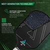 image:imageJOOLA Vision Pickleball Paddle with Textured Carbon Grip Surface Technology for Maximum Spin and Control with Added Power  Polypropylene Honeycomb Core Pickleball Racket 16mm
