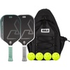 image:imageJOOLA Heat Vision Pickleball Paddles Set of 2  Includes 2 Pickleball Paddles 4 Balls amp Sling Bag  Lightweight USAPA Approved Carbon Fiber Paddle HeatPressed Handle for Extra Stability NFC Chip