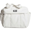 image:imageJOOLA Overnight Puff Bag  Lightweight Travel Duffel with Padded Laptop Sleeve Ventilated Shoe Pocket Water Bottle Storage Multiple Secure Zip Pockets amp Quilted Design for Work Gym amp Weekend TripsWhite