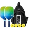 image:imageJOOLA Perseus Astral Pickleball Paddles Set of 2  Includes 2 Pickleball Paddles 4 Balls amp Sling Bag  Cold Press Carbon Surface  Lightweight Beginner Friendly  USAP Approved  NFC Enabled