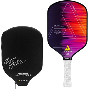 image:imageJOOLA Ben Johns Hyperion Pickleball Paddle  Select Raw Carbon Surface or Carbon Abrasion Surface for Increased Power and Spin  Elongated Grip Handle  Carbon Fiber Pickleball Paddle  USAP ApprovedHyperion  CAS  135mm with Cover