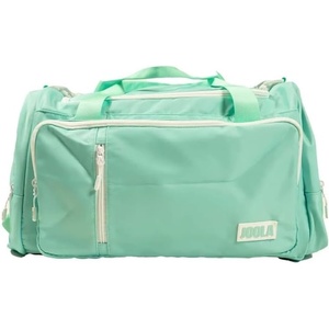 image:imageJOOLA Overnight Puff Bag  Lightweight Travel Duffel with Padded Laptop Sleeve Ventilated Shoe Pocket Water Bottle Storage Multiple Secure Zip Pockets amp Quilted Design for Work Gym amp Weekend TripsGreen Lagoon