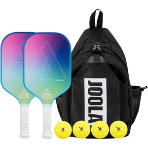 image:imageJOOLA Perseus Aurora Pickleball Paddles Set of 2  Includes 2 Pickleball Paddles 4 Balls amp Sling Bag  Cold Press Carbon Surface  Lightweight Beginner Friendly  USAP Approved  NFC Enabled