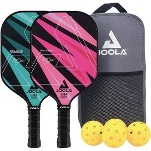 image:imageJOOLA Pickleball Paddles Set of 2  Multiple Colors  Reinforced Fiberglass Surface  Lightweight Durable BeginnerFriendly Racket Design  Set Includes Balls amp Bag  USAP ApprovedSet  TealPink