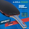 image:imageJOOLA Infinity Edge  Tournament Performance Carbon Technology  Black Rubber on Both Sides  Competition Ready  Table Tennis Racket for Advanced Training  Designed for Speeddark blue