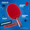 image:imageJOOLA Infinity Edge  Tournament Performance Carbon Technology  Black Rubber on Both Sides  Competition Ready  Table Tennis Racket for Advanced Training  Designed for SpeedRed