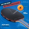 image:imageJOOLA Infinity Edge  Tournament Performance Carbon Technology  Black Rubber on Both Sides  Competition Ready  Table Tennis Racket for Advanced Training  Designed for Speeddark blue