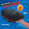 image:imageJOOLA Infinity Edge  Tournament Performance Carbon Technology  Black Rubber on Both Sides  Competition Ready  Table Tennis Racket for Advanced Training  Designed for SpeedRed