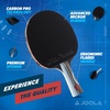 image:imageJOOLA Infinity Edge  Tournament Performance Carbon Technology  Black Rubber on Both Sides  Competition Ready  Table Tennis Racket for Advanced Training  Designed for SpeedLight Blue