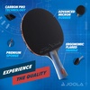 image:imageJOOLA Infinity Edge  Tournament Performance Carbon Technology  Black Rubber on Both Sides  Competition Ready  Table Tennis Racket for Advanced Training  Designed for Speeddark blue