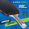 image:imageJOOLA Omega Speed  Table Tennis Racket for Advanced Training with Flared Handle  Tournament Level Ping Pong Paddle with Vizon Table Tennis Rubber Designed for SpeedGreen