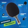 image:imageJOOLA Omega Speed  Table Tennis Racket for Advanced Training with Flared Handle  Tournament Level Ping Pong Paddle with Vizon Table Tennis Rubber Designed for SpeedGreen