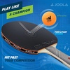 image:imageJOOLA Omega Speed  Table Tennis Racket for Advanced Training with Flared Handle  Tournament Level Ping Pong Paddle with Vizon Table Tennis Rubber Designed for SpeedGreen