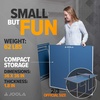 image:imageJOOLA Midsize Compact Ping Pong Table Great for Small Spaces and Apartments  MultiUse Free Standing  Compact Storage Fits in Most Closets  Table Tennis Net Set Included  No Assembly RequiredBlue