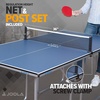 image:imageJOOLA Midsize Compact Ping Pong Table Great for Small Spaces and Apartments  MultiUse Free Standing  Compact Storage Fits in Most Closets  Table Tennis Net Set Included  No Assembly RequiredBlue