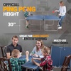 image:imageJOOLA Midsize Compact Ping Pong Table Great for Small Spaces and Apartments  MultiUse Free Standing  Compact Storage Fits in Most Closets  Table Tennis Net Set Included  No Assembly RequiredBlue