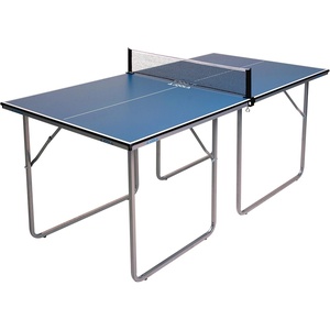 image:imageJOOLA Midsize Compact Ping Pong Table Great for Small Spaces and Apartments  MultiUse Free Standing  Compact Storage Fits in Most Closets  Table Tennis Net Set Included  No Assembly RequiredBlue