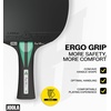 image:imageJOOLA Hugo Calderano Carbon Pro Table Tennis Racket Set  Includes CompetitionLevel Racket with ITTFApproved Micron Rubbers and Carbon Fiber Blade 3Star Tournament Balls amp Protective Carry Case