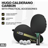 image:imageJOOLA Hugo Calderano Carbon Pro Table Tennis Racket Set  Includes CompetitionLevel Racket with ITTFApproved Micron Rubbers and Carbon Fiber Blade 3Star Tournament Balls amp Protective Carry Case