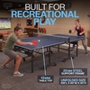 image:imageJOOLA Inside Professional MDF Indoor Ping Pong Table with Quick Clamp Table Tennis Net and Post Set  10 Minute Easy Assembly  Tournament Quality  Foldable with Single Player Playback Mode13mm Blue