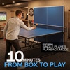 image:imageJOOLA Inside Professional MDF Indoor Ping Pong Table with Quick Clamp Table Tennis Net and Post Set  10 Minute Easy Assembly  Tournament Quality  Foldable with Single Player Playback Mode13mm Blue