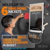 image:imageJOOLA Game Room Organizer with Ping Pong Paddle Holder Table Tennis Ball Basket Scoreboard and Chalkboard
